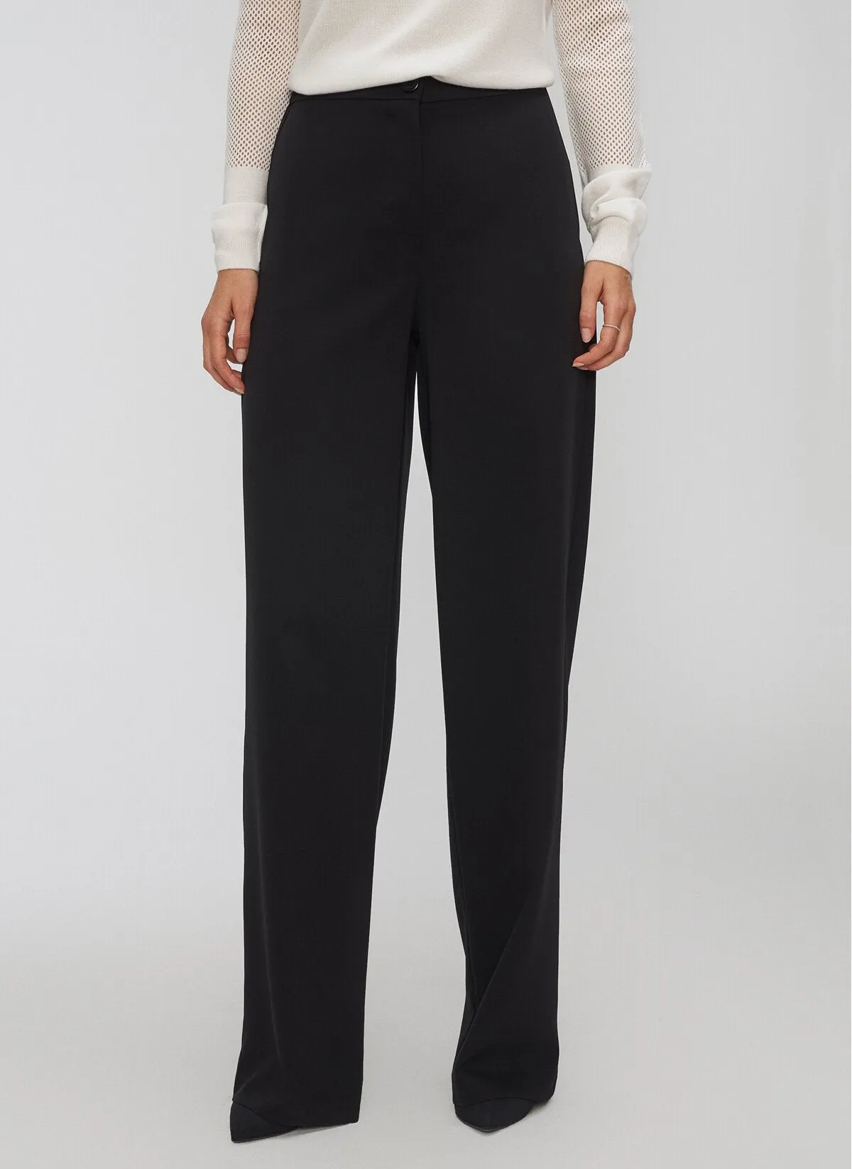 13745 Black Wide Leg Pants