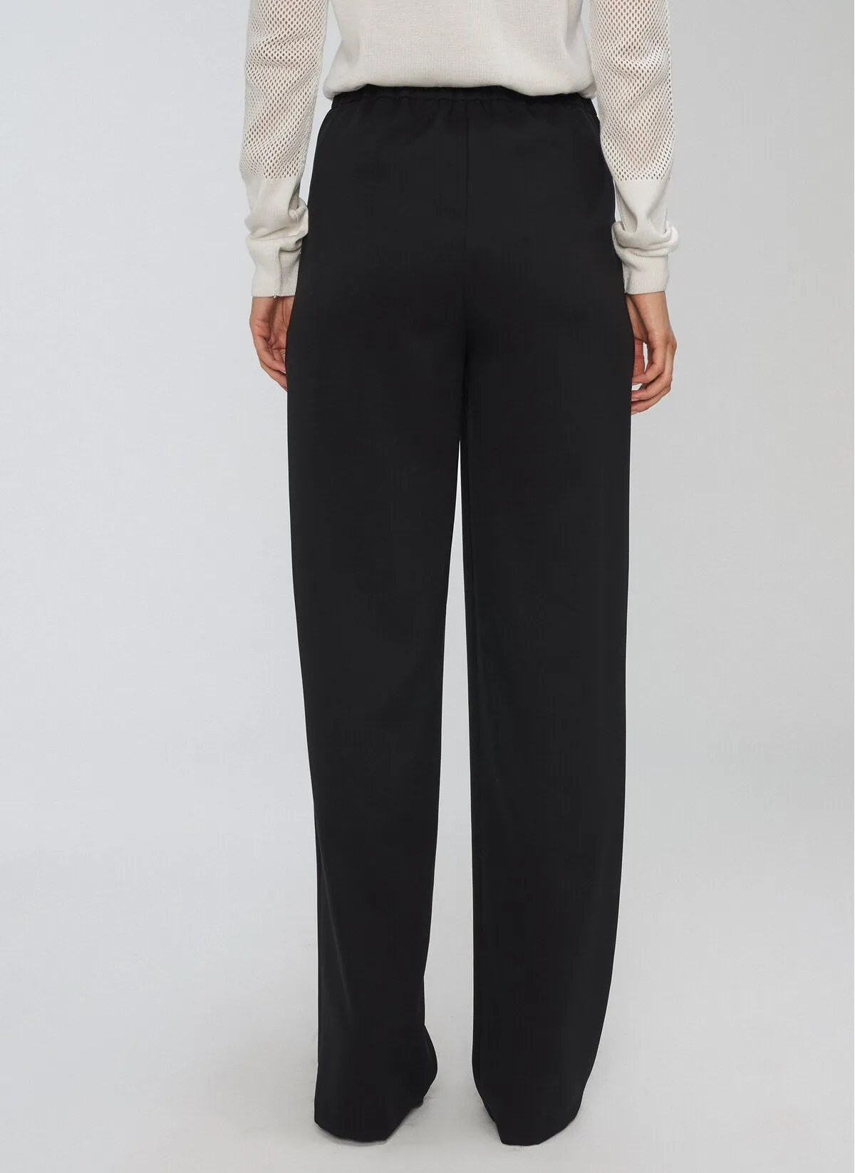 13745 Black Wide Leg Pants