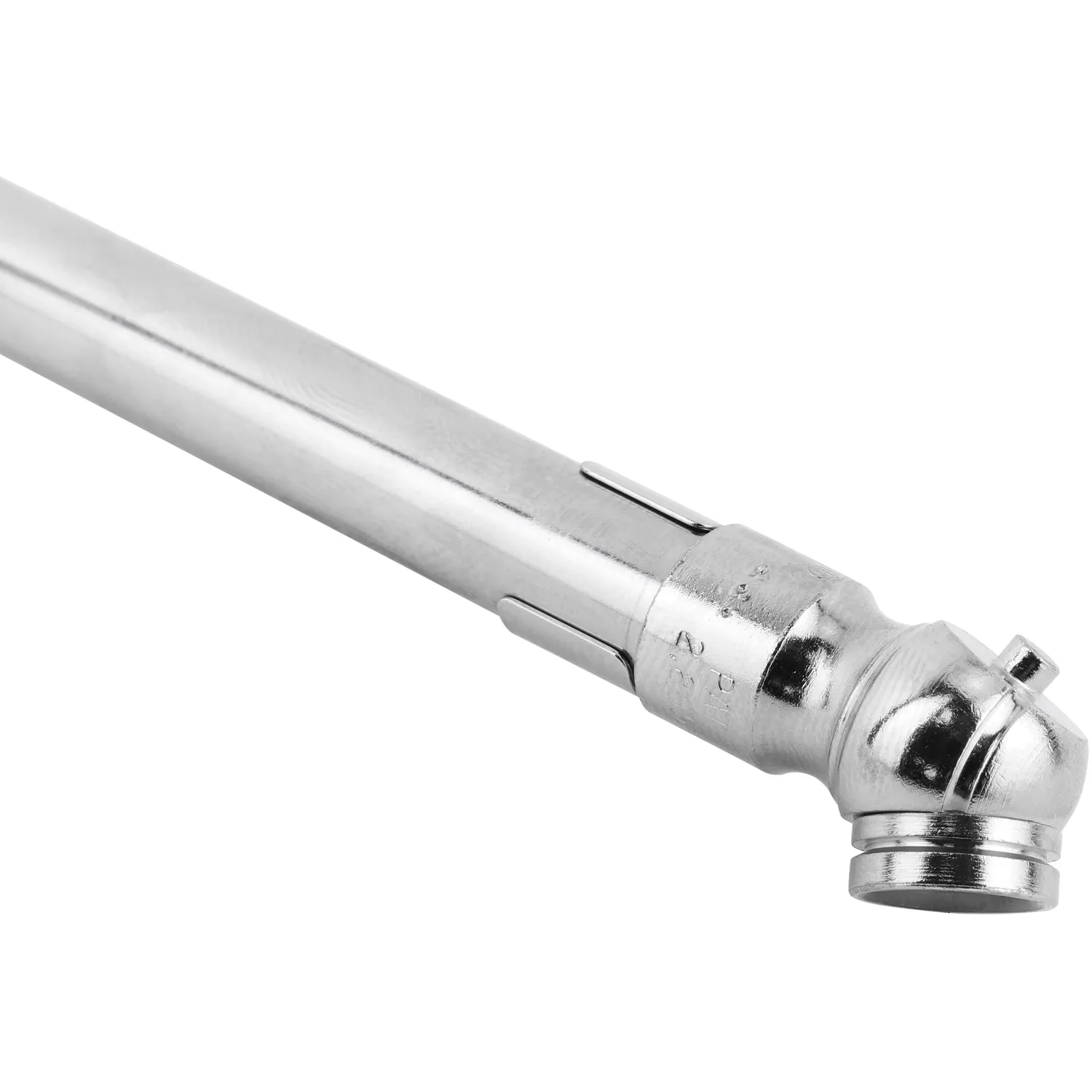 Air/Water-Filled Tire Pressure Gauge, 5-50 PSI Single Ball-Head Air Chuck