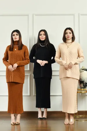 Autumn Winter -Emily Two Piece Skirt Suit