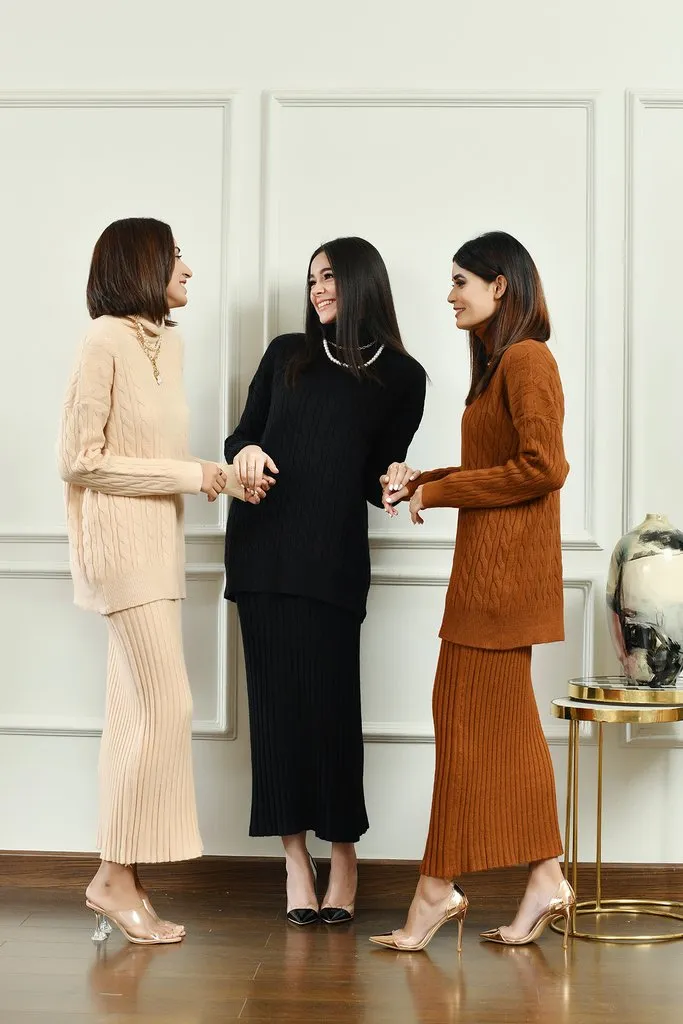 Autumn Winter -Emily Two Piece Skirt Suit