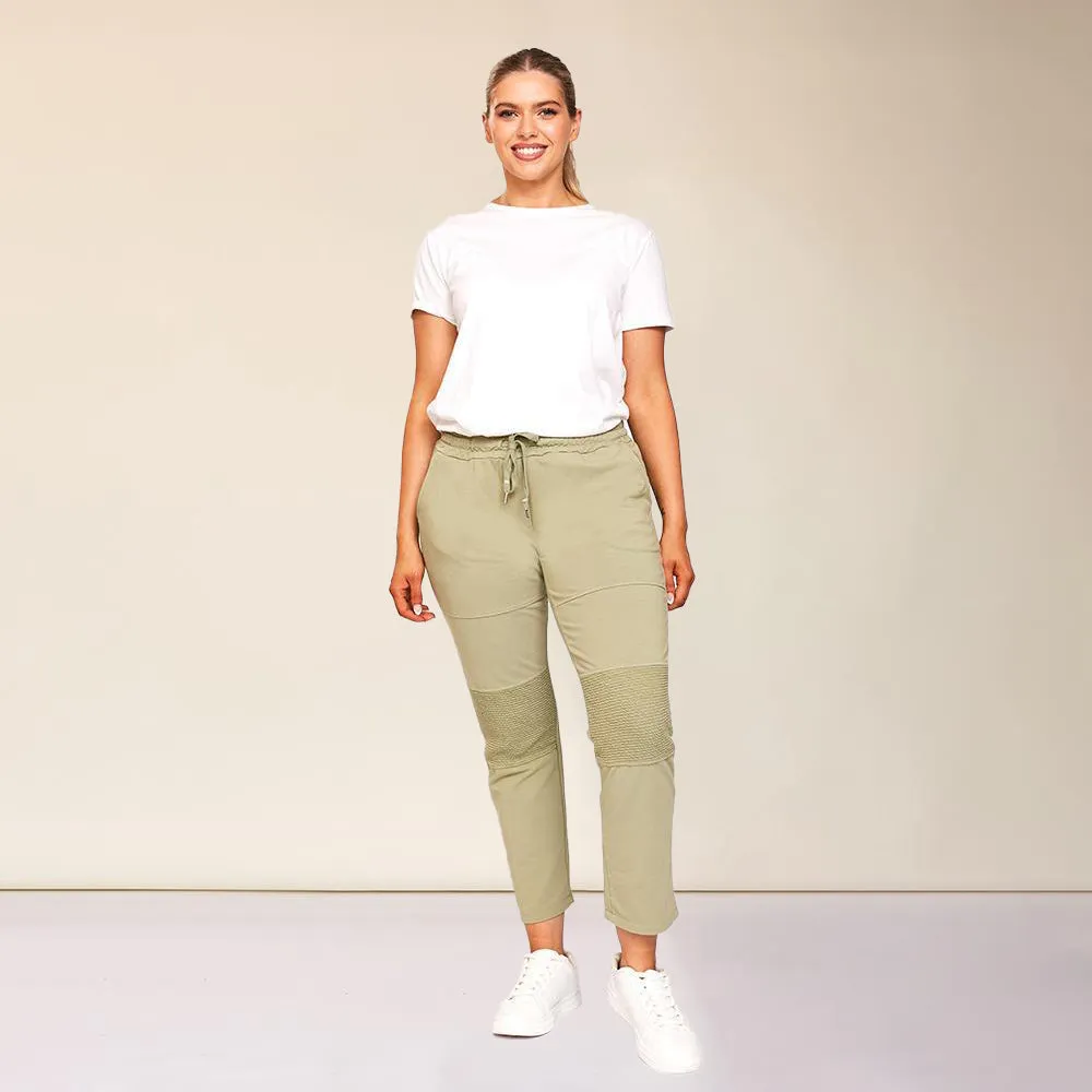 Blake Biker Jogger (Khaki)