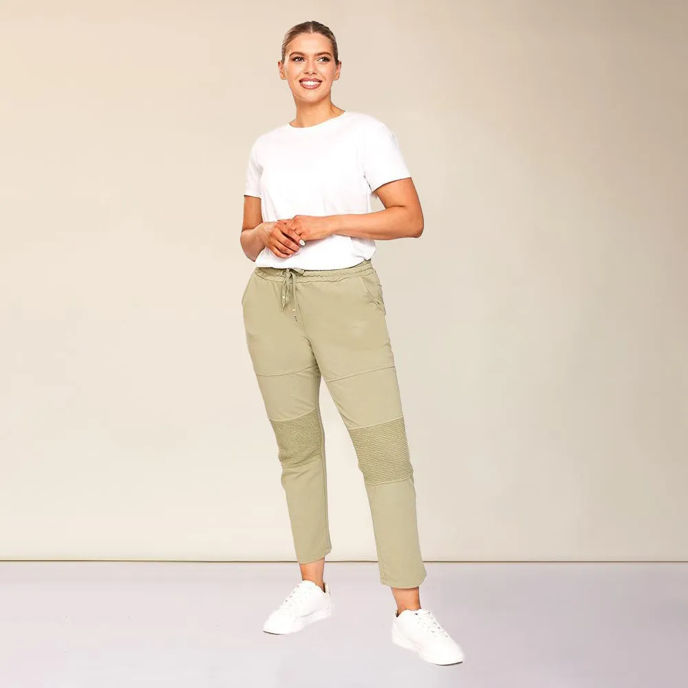 Blake Biker Jogger (Khaki)
