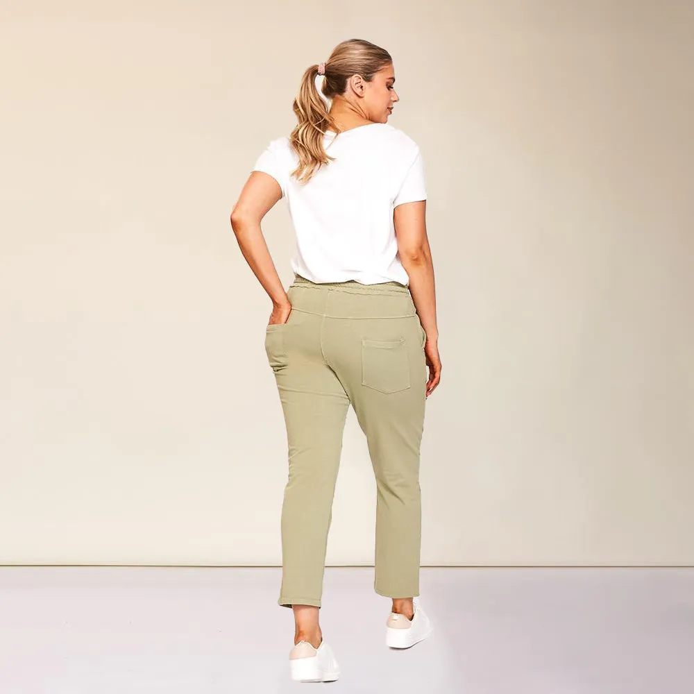 Blake Biker Jogger (Khaki)