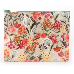 Blue Q Recycled Zipper Pouch - Dandelion