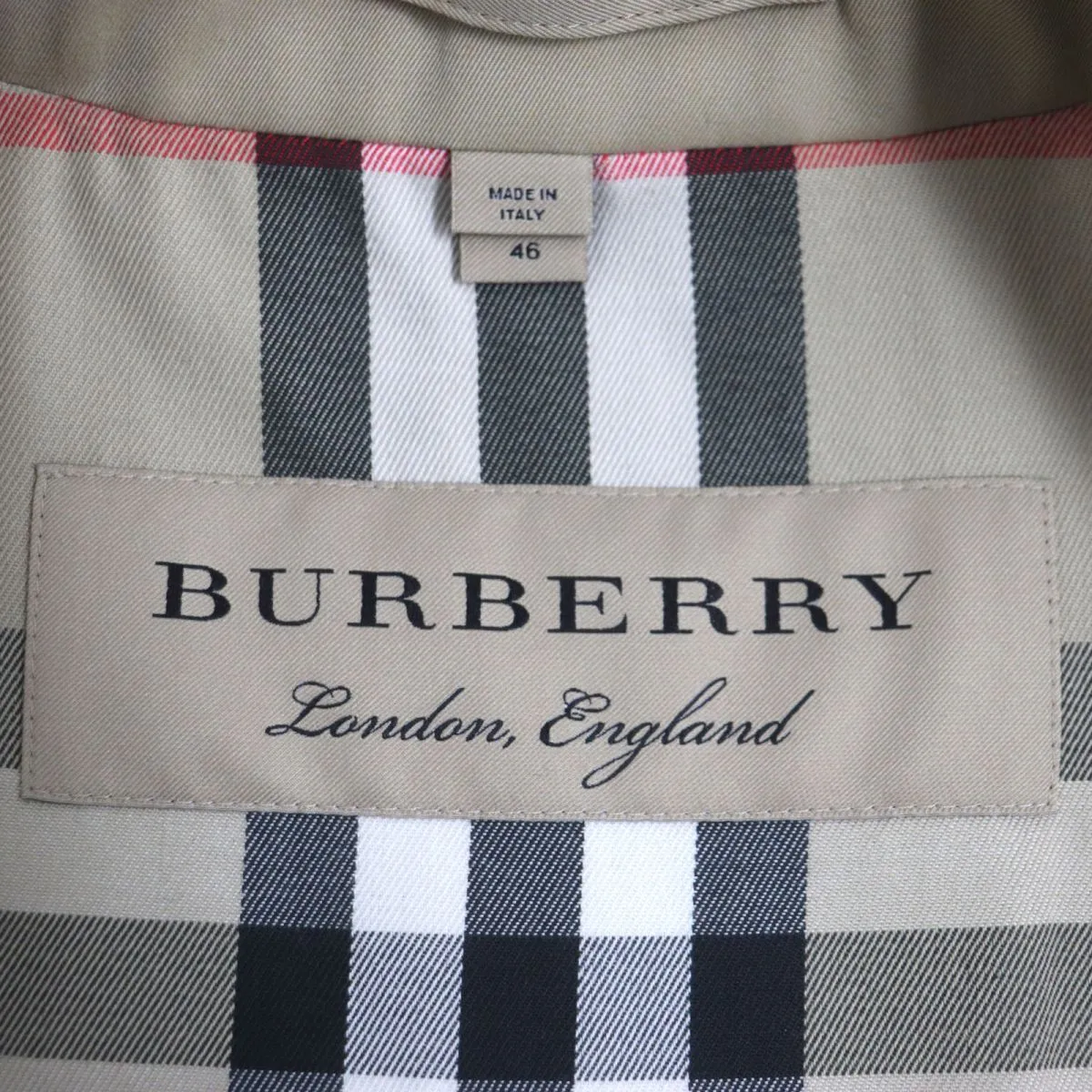 Burberry Trench Coat Beige Men's 46
