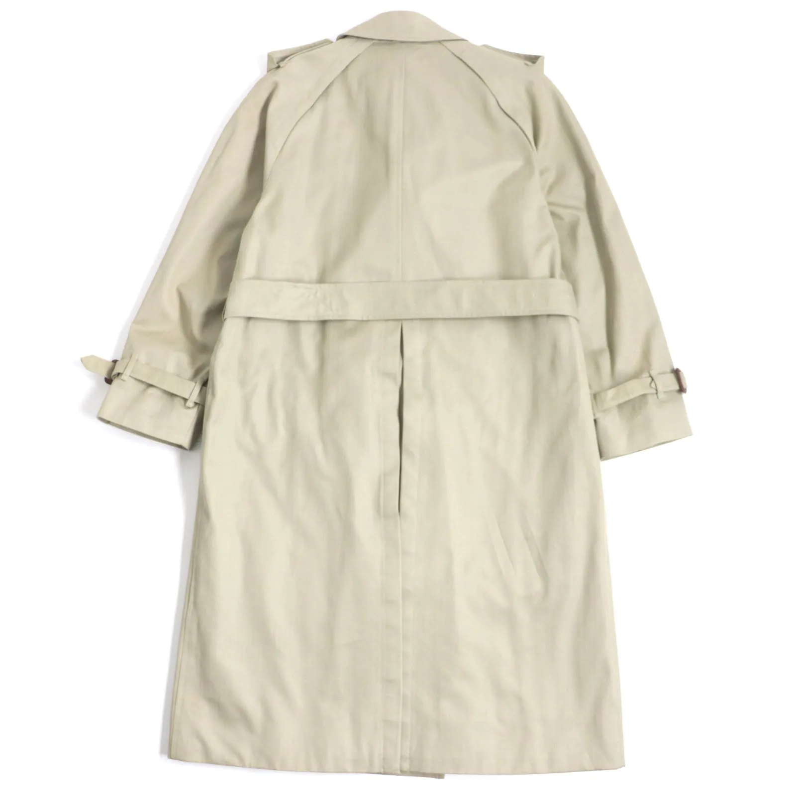 Burberry Vintage Cotton Trench Coat Beige