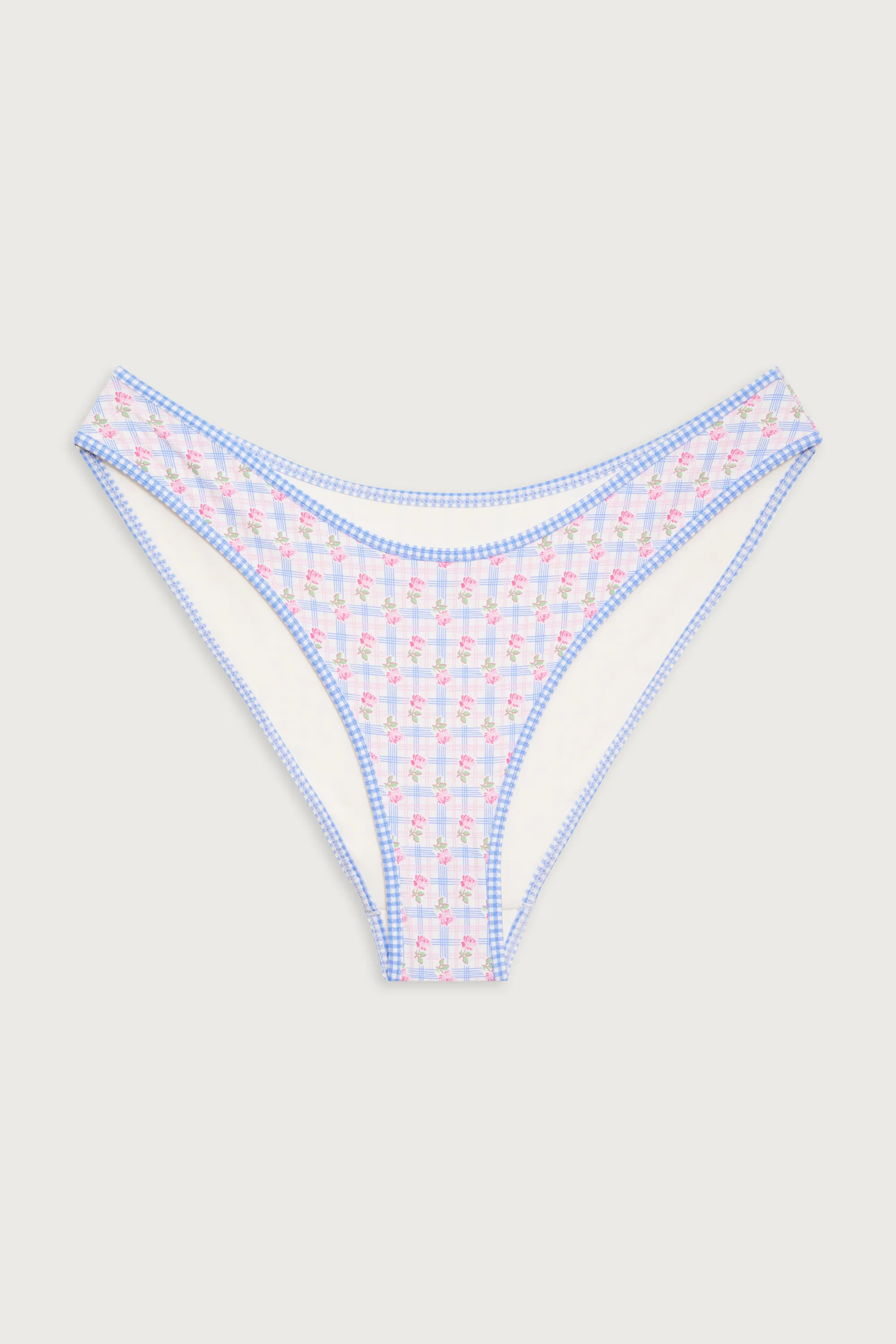Catalina Full Coverage Bikini Bottom - Rose Picnic