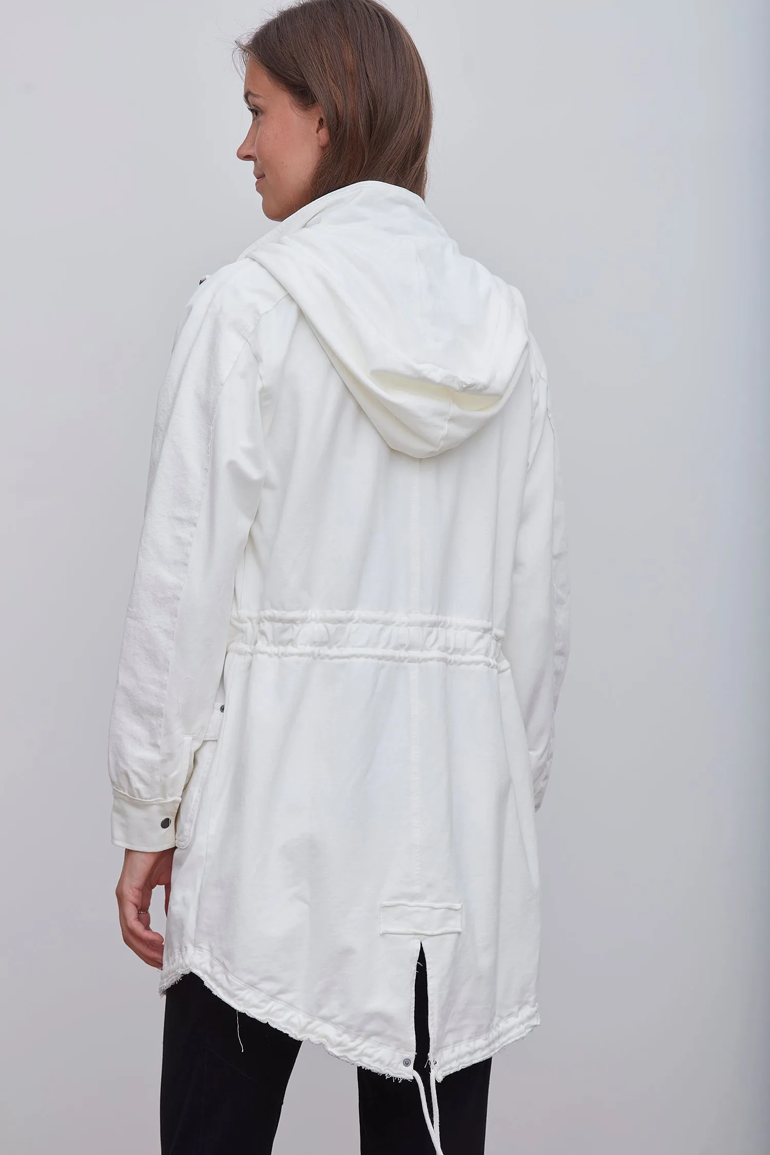Charlie Anorak in Spa White