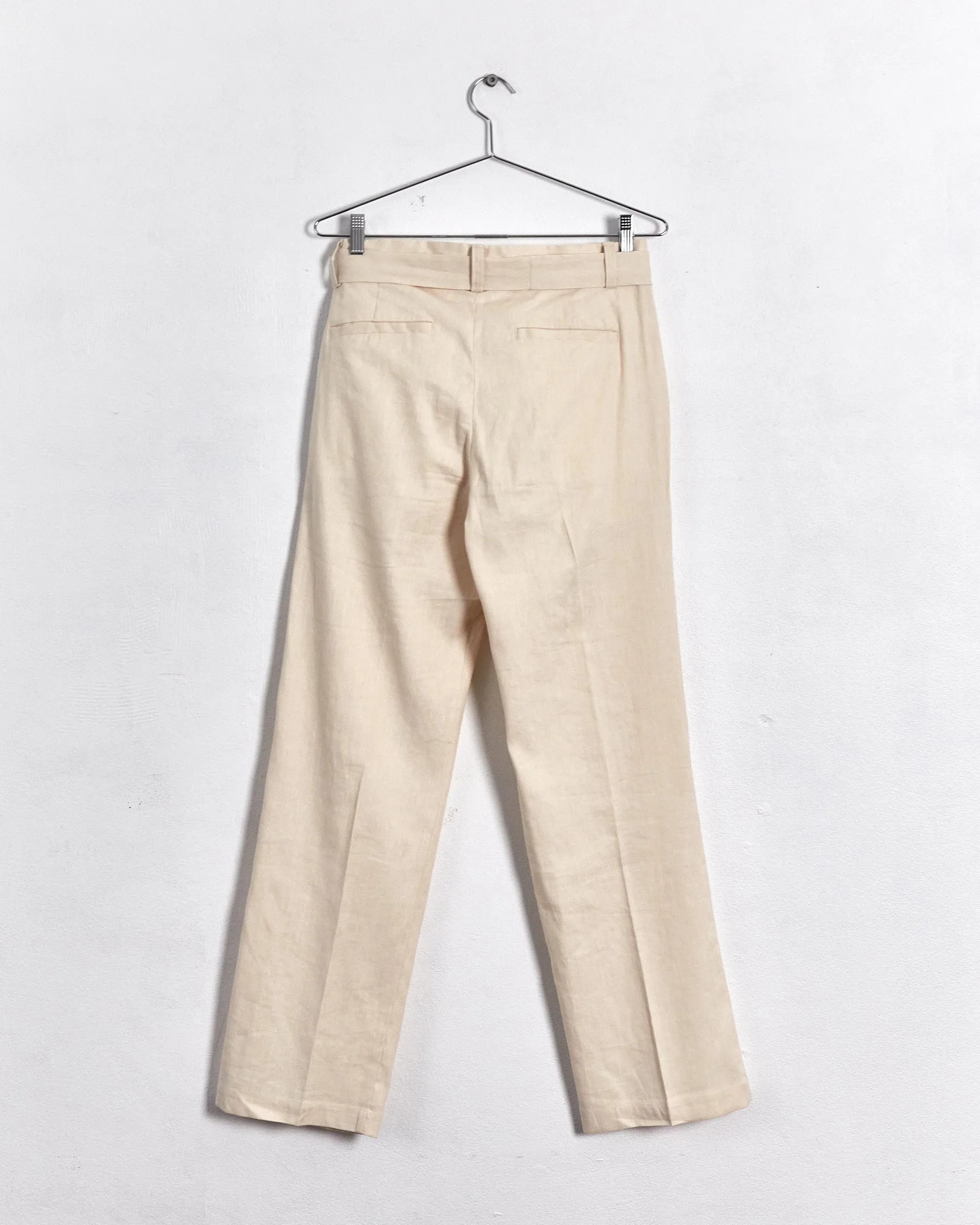 Commas 'tailored' trousers, cream, 8-10