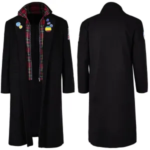 Dead Boy Detectives Charles Rowland Black Coat Party Carnival Halloween Cosplay Costume