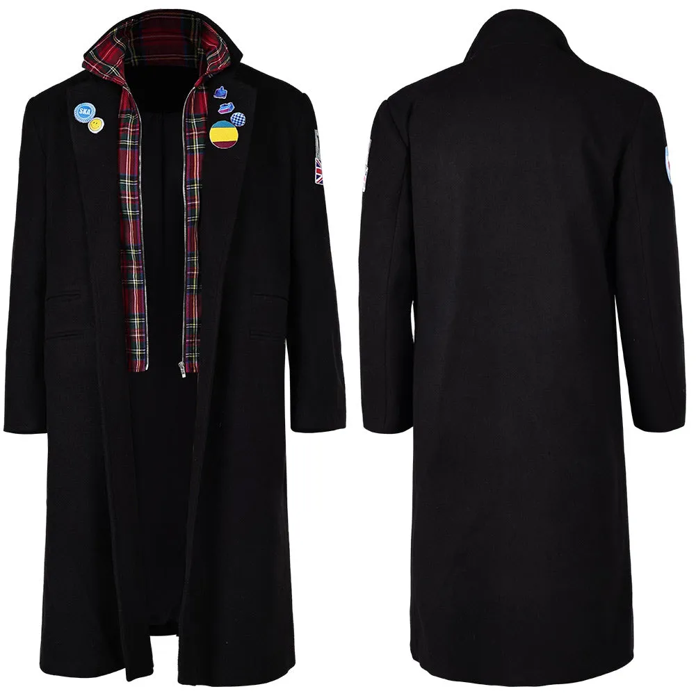 Dead Boy Detectives Charles Rowland Black Coat Party Carnival Halloween Cosplay Costume
