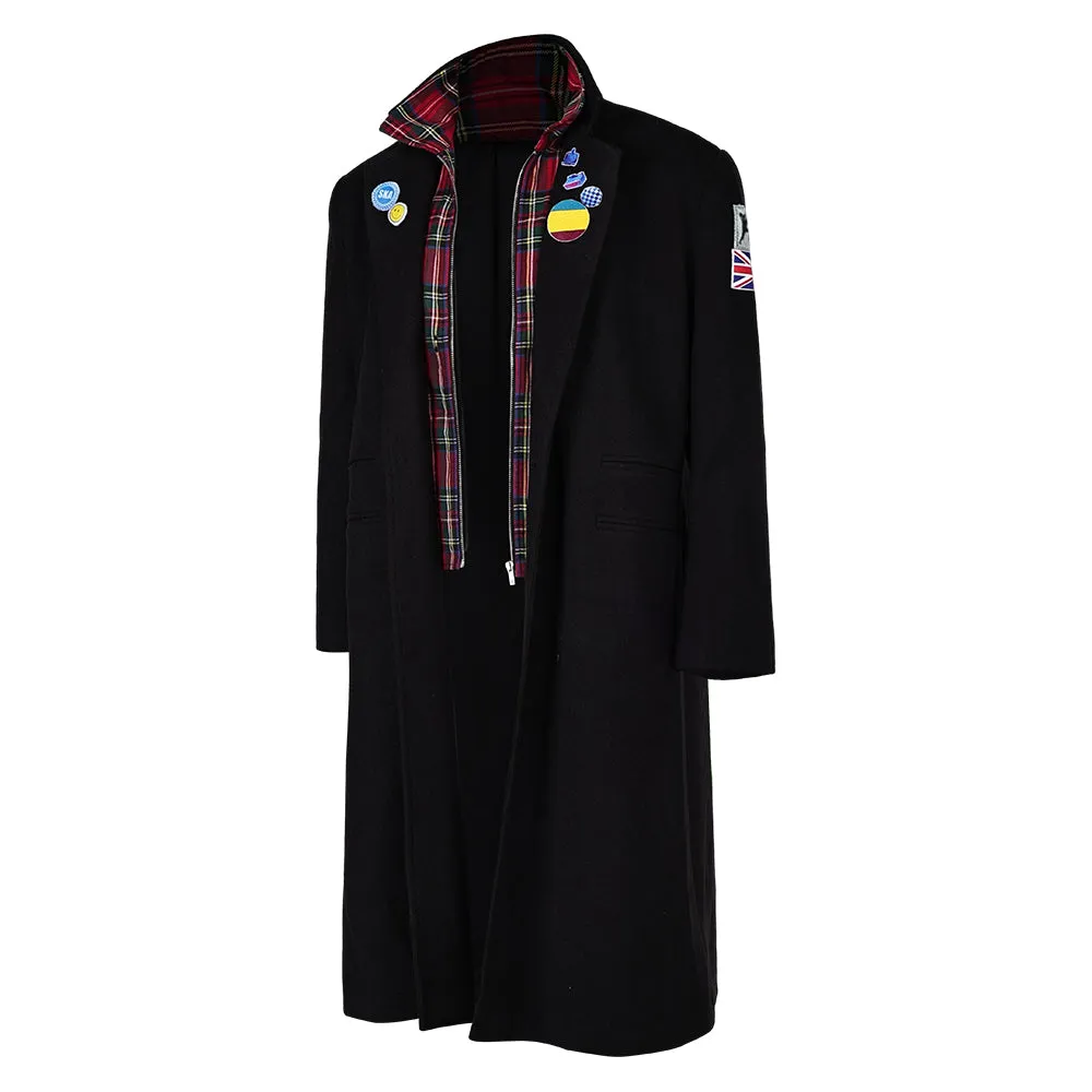 Dead Boy Detectives Charles Rowland Black Coat Party Carnival Halloween Cosplay Costume
