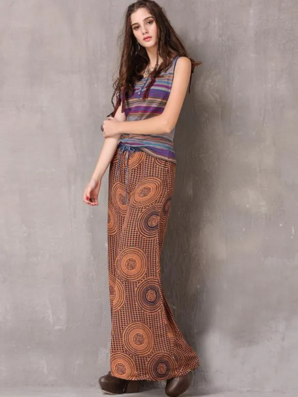 Delicate Chiffon Wide Leg Casual Pants