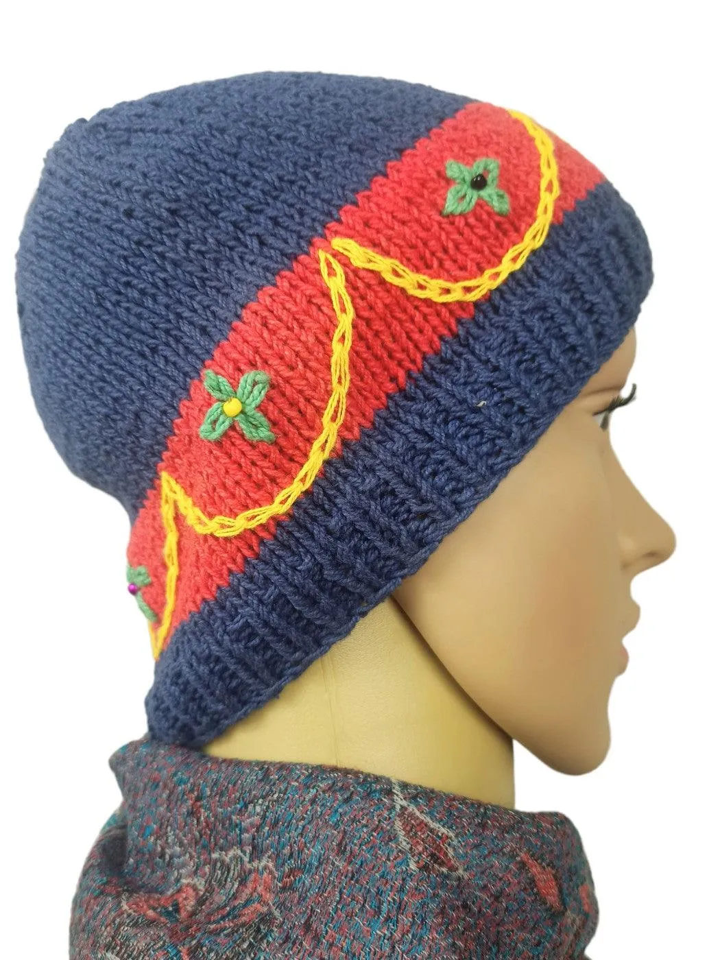 Dotted Handwoven Cap