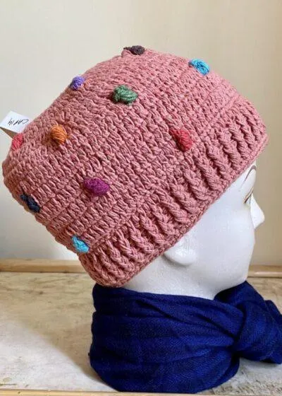 Dotted Handwoven Cap