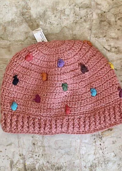 Dotted Handwoven Cap