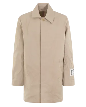 Heren Crinkled Trench Coat