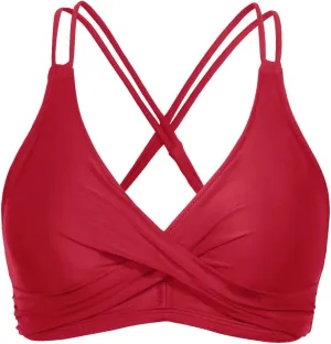 Holipick Women's Twist Front Bikini Tops - Push Up Bathing Suit Top Padded Swimsuit Top