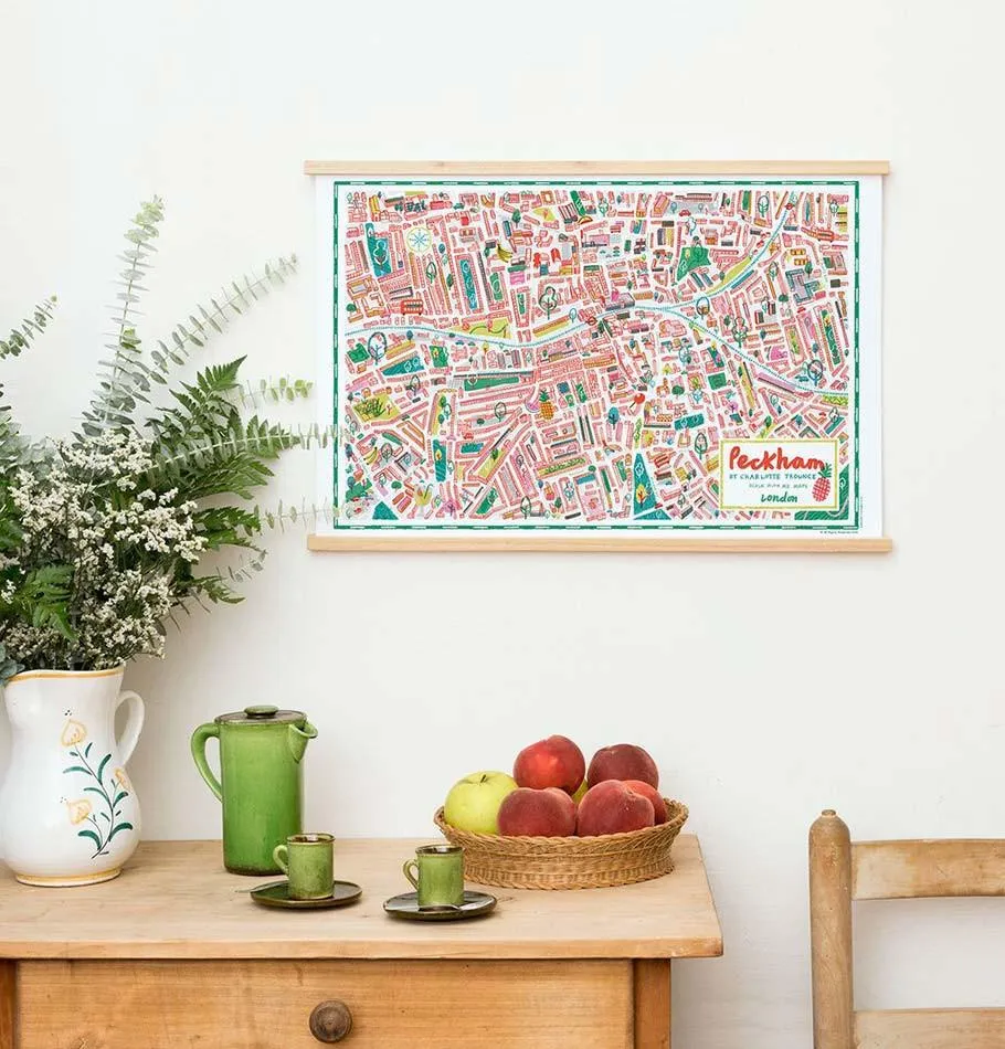 Illustrated Map of Peckham