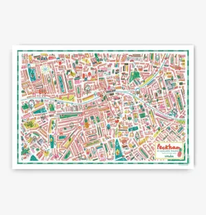 Illustrated Map of Peckham