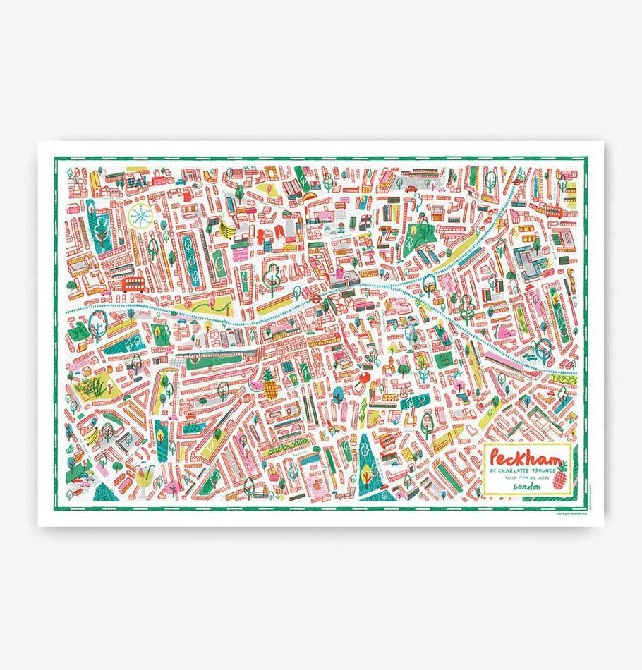 Illustrated Map of Peckham