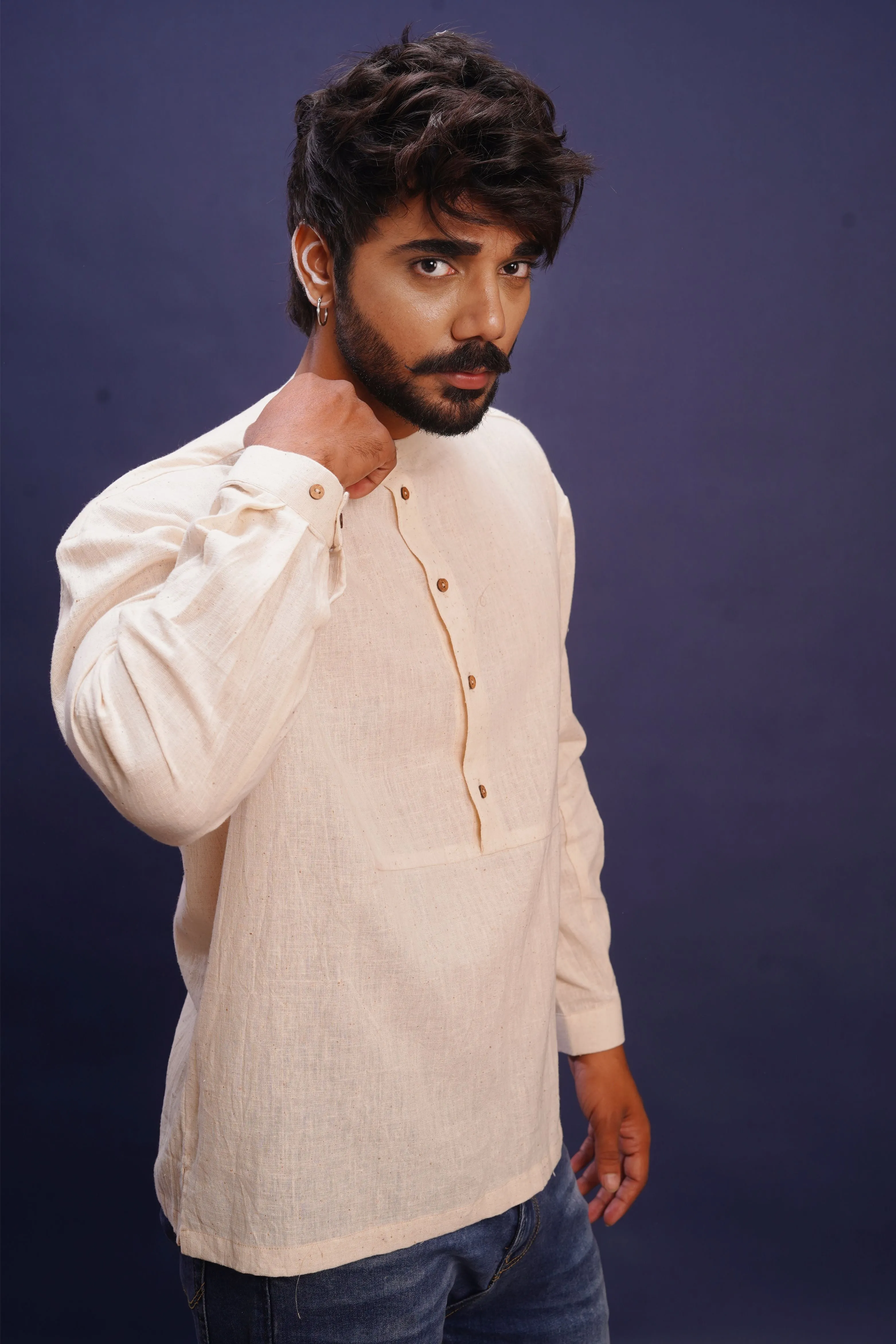 Kala Cotton Cloud Tote shirt for Men