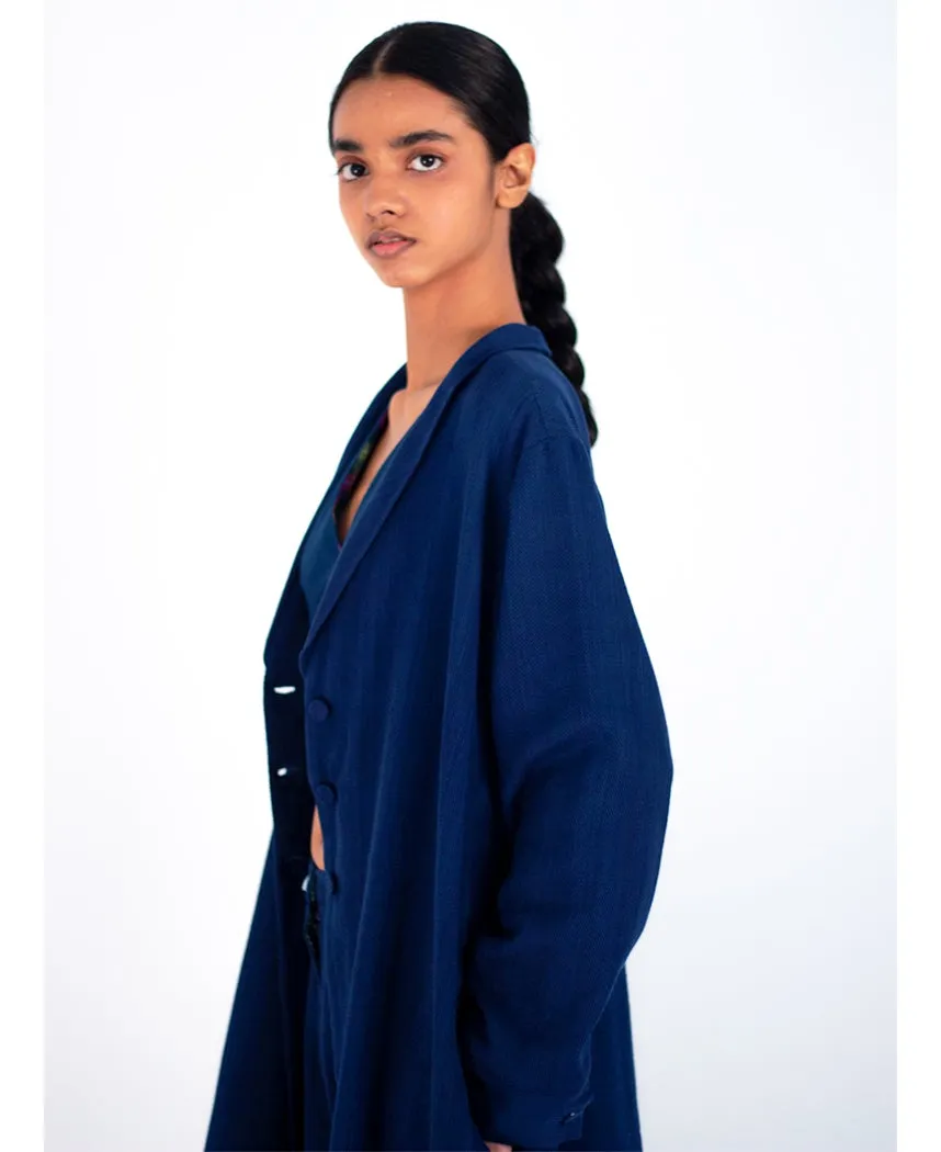 Lapis Twill Trench