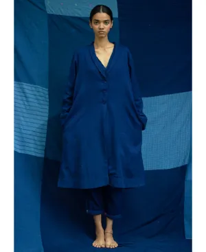 Lapis Twill Trench