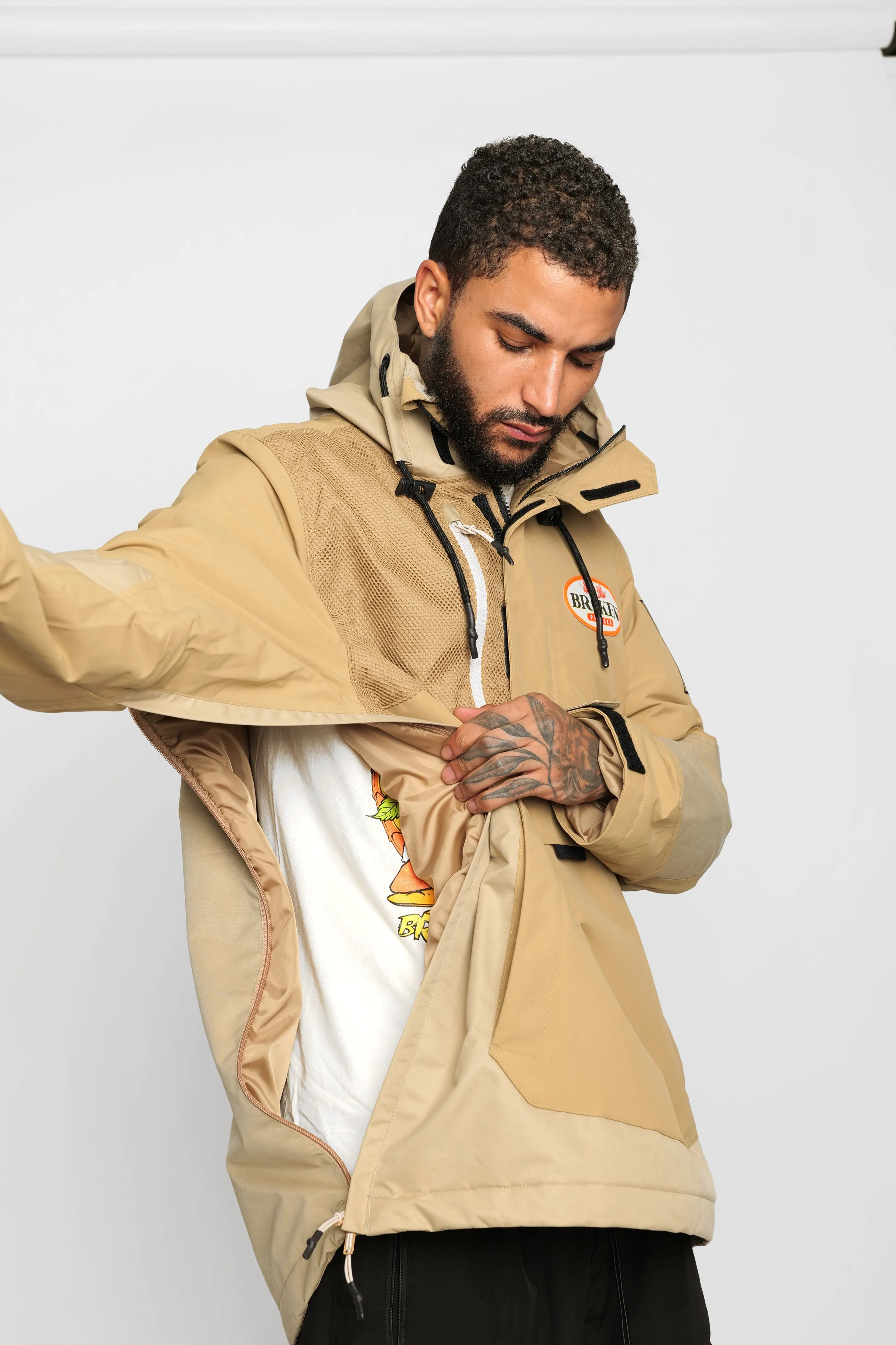 Louis Snow Anorak Tan