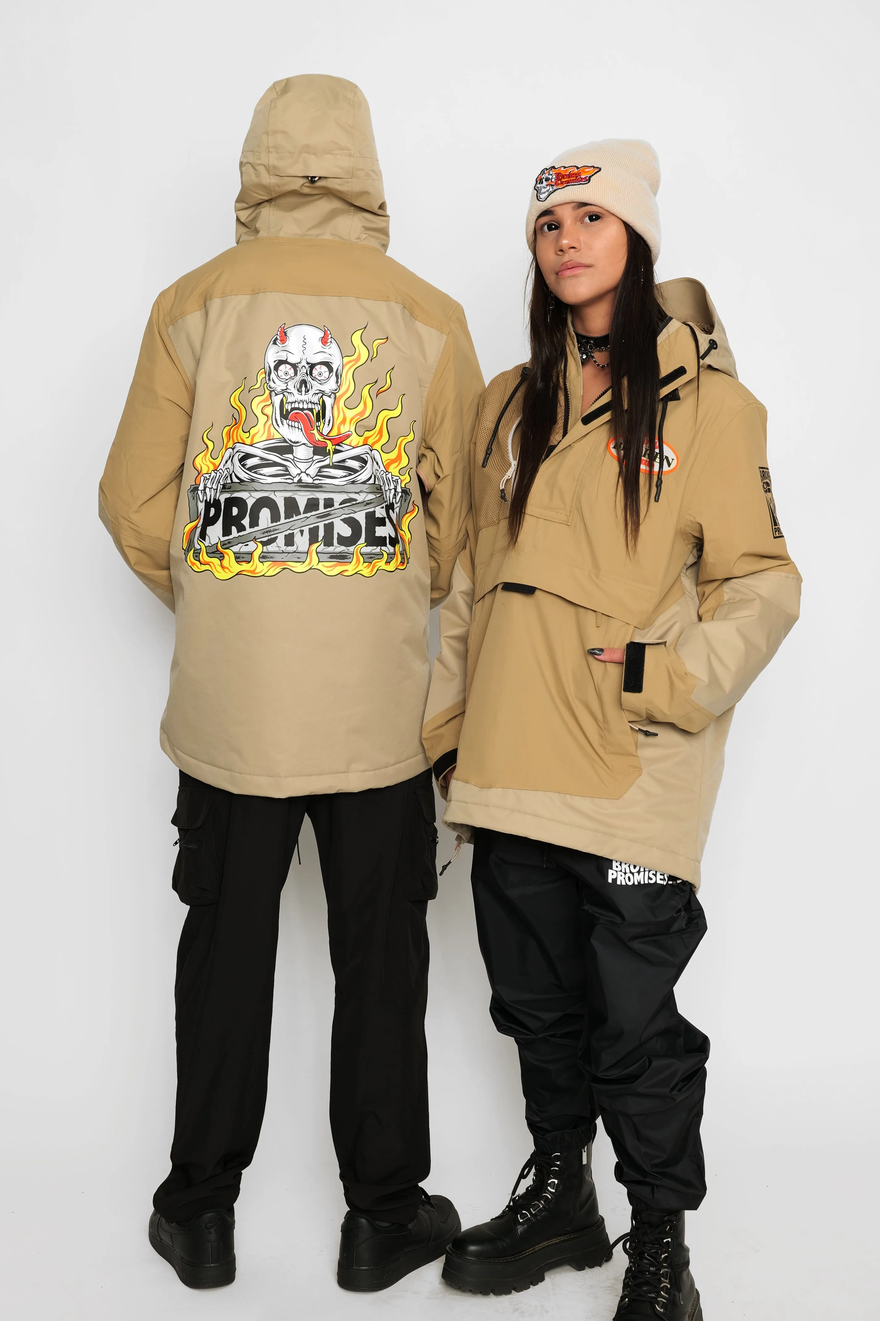 Louis Snow Anorak Tan