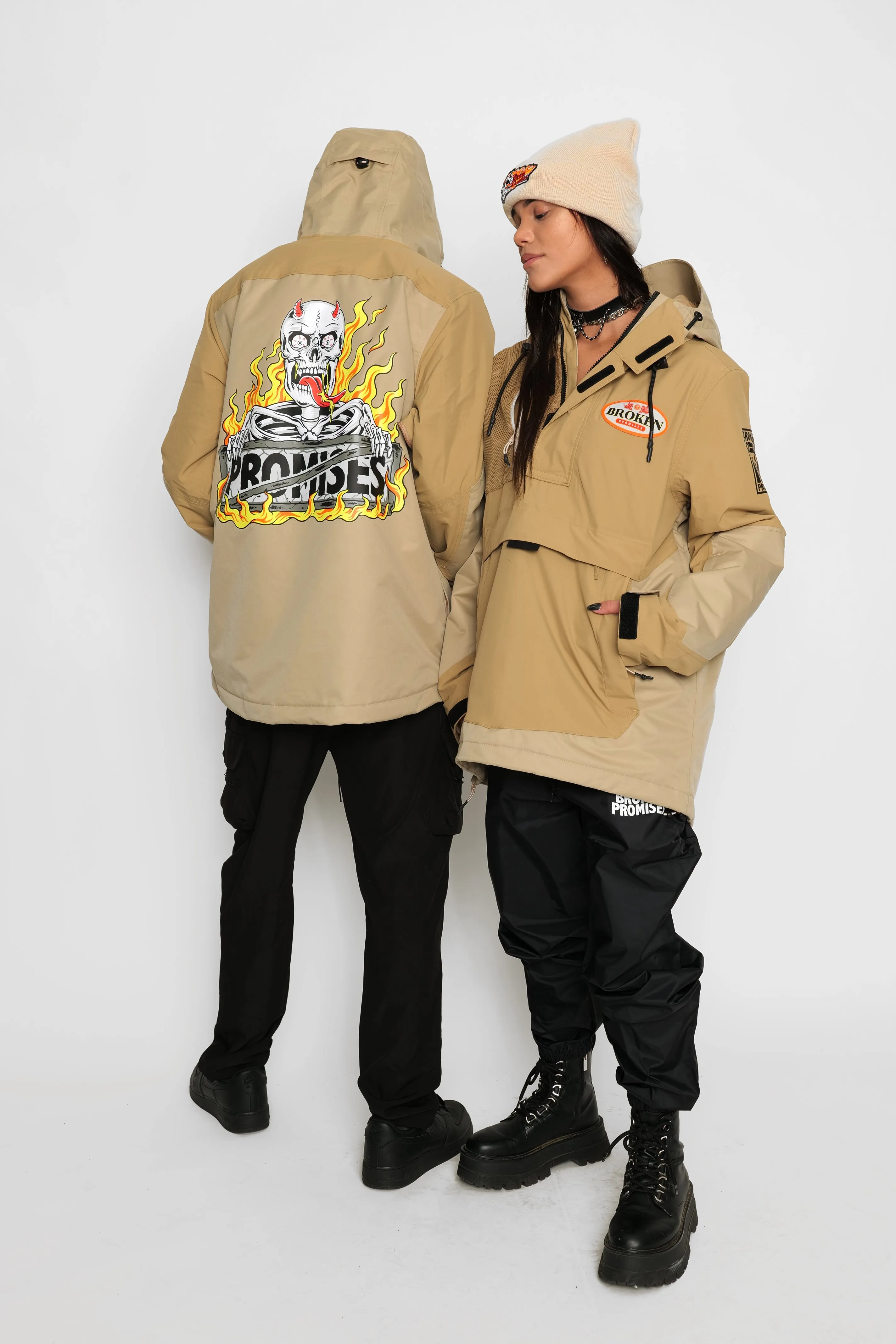 Louis Snow Anorak Tan
