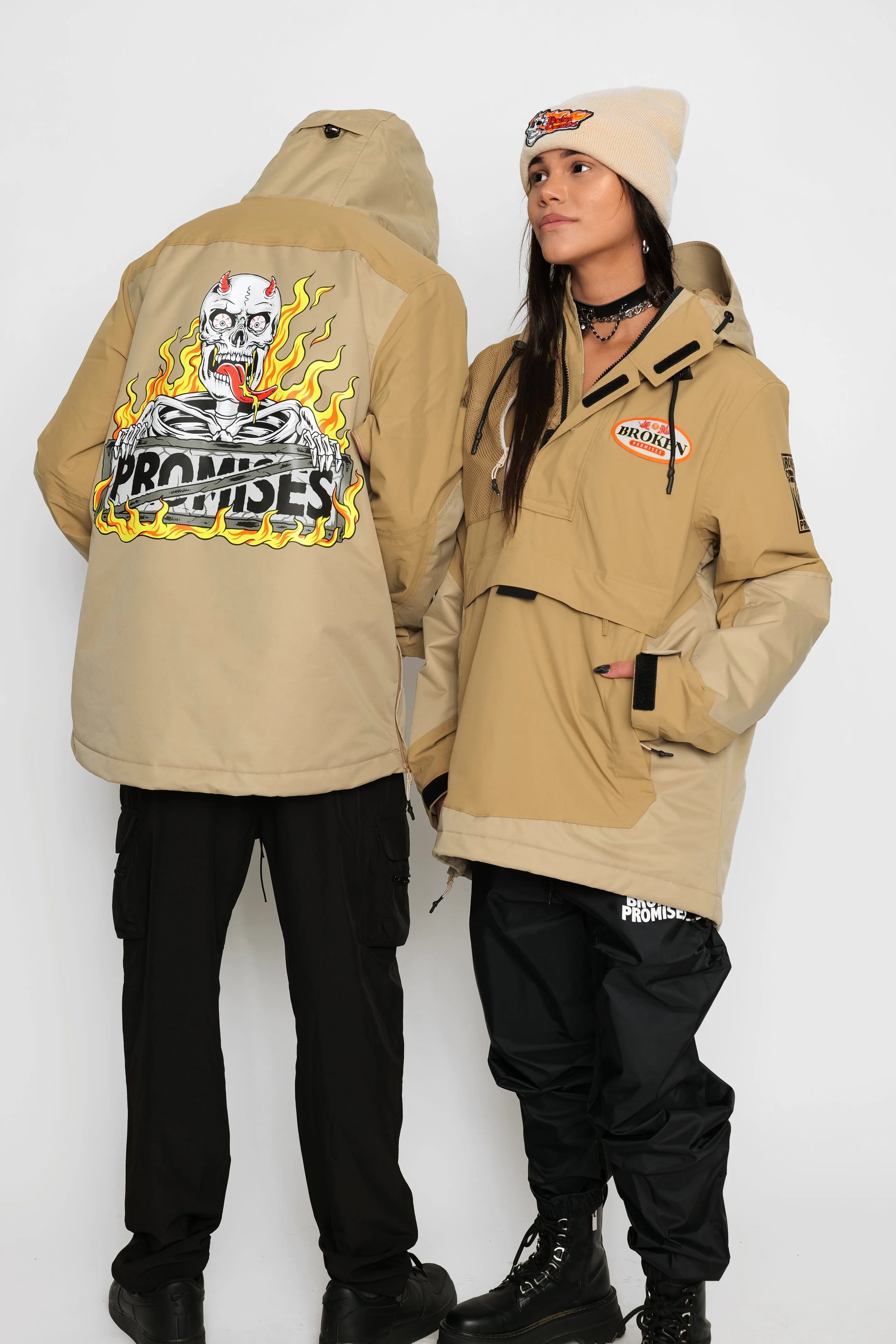 Louis Snow Anorak Tan