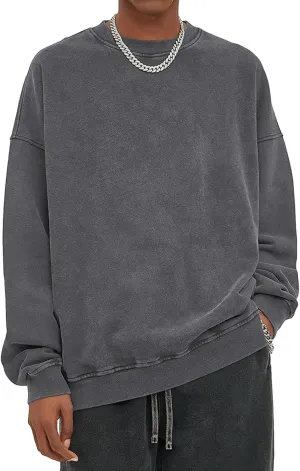Mens Oversized Hoodies Vintage Hoodie Couples Pullover Acid Wash Hoodies for Men Streetwear Sweatshirts