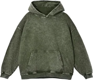 Mens Oversized Hoodies Vintage Hoodie Couples Pullover Acid Wash Hoodies for Men Streetwear Sweatshirts