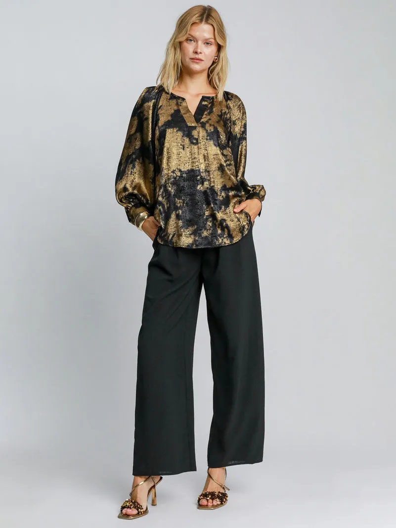 Metallic Muse Blouse