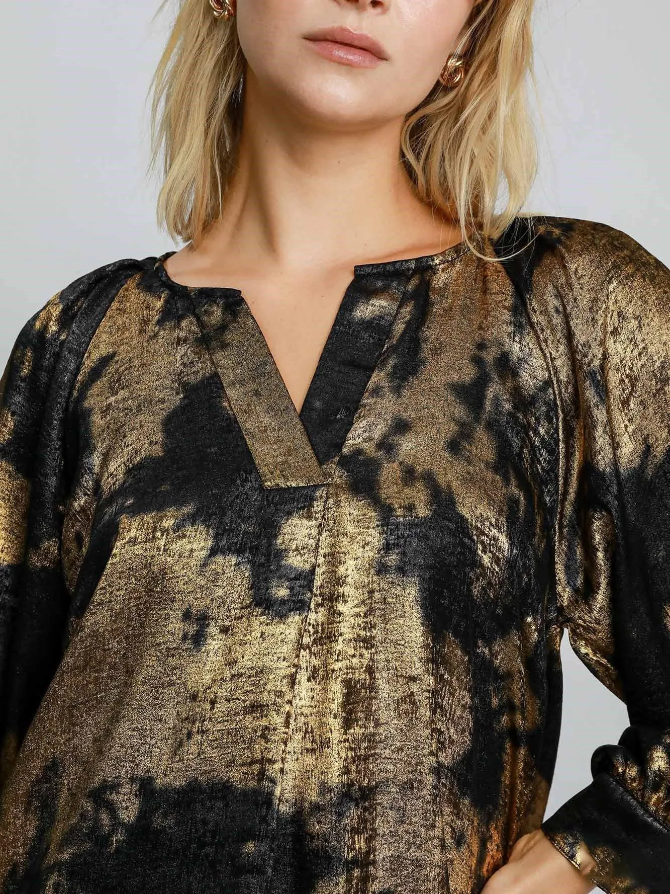 Metallic Muse Blouse
