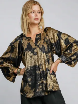 Metallic Muse Blouse