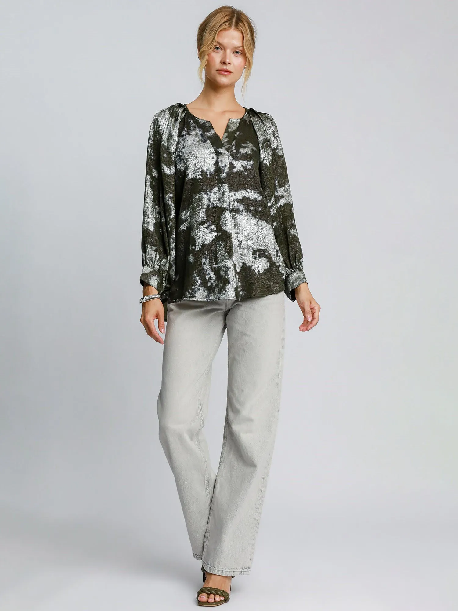 Metallic Muse Blouse
