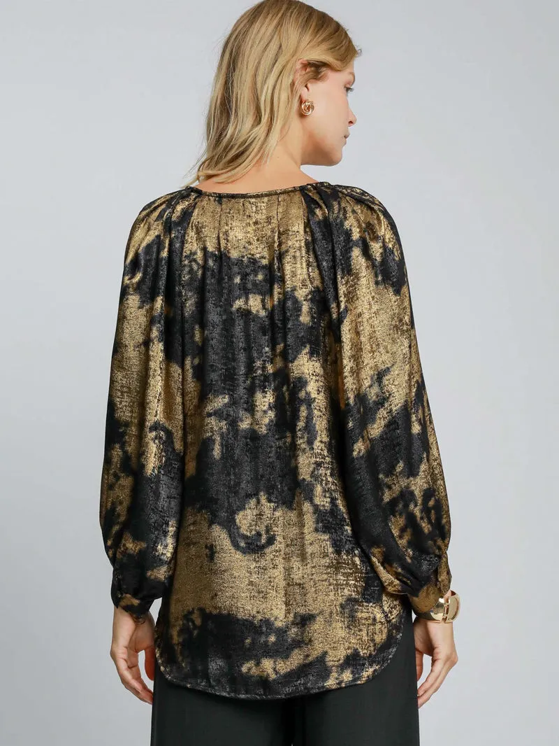 Metallic Muse Blouse