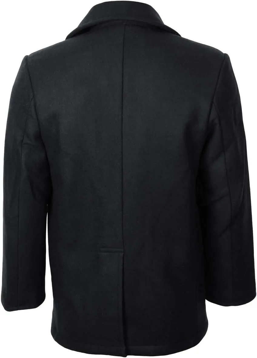 Mil-Tec Men's Us Navy Pea Coat Chiffon