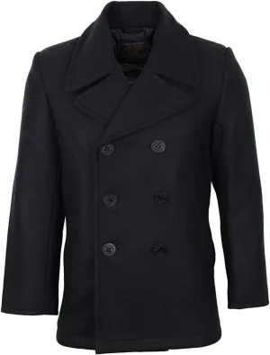 Mil-Tec Men's Us Navy Pea Coat Chiffon