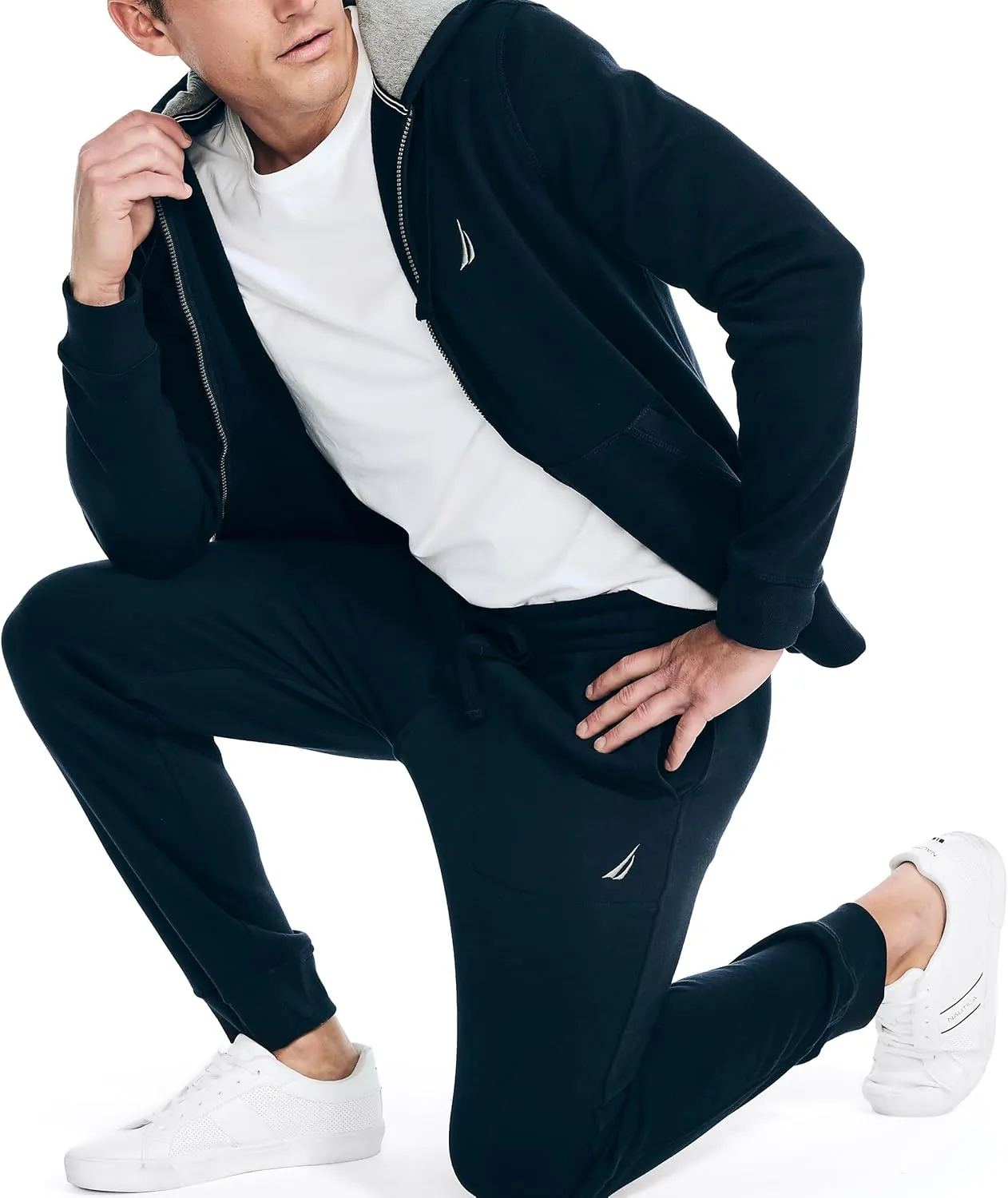 Nautica Men's Anchor Fleece Basic Joggers