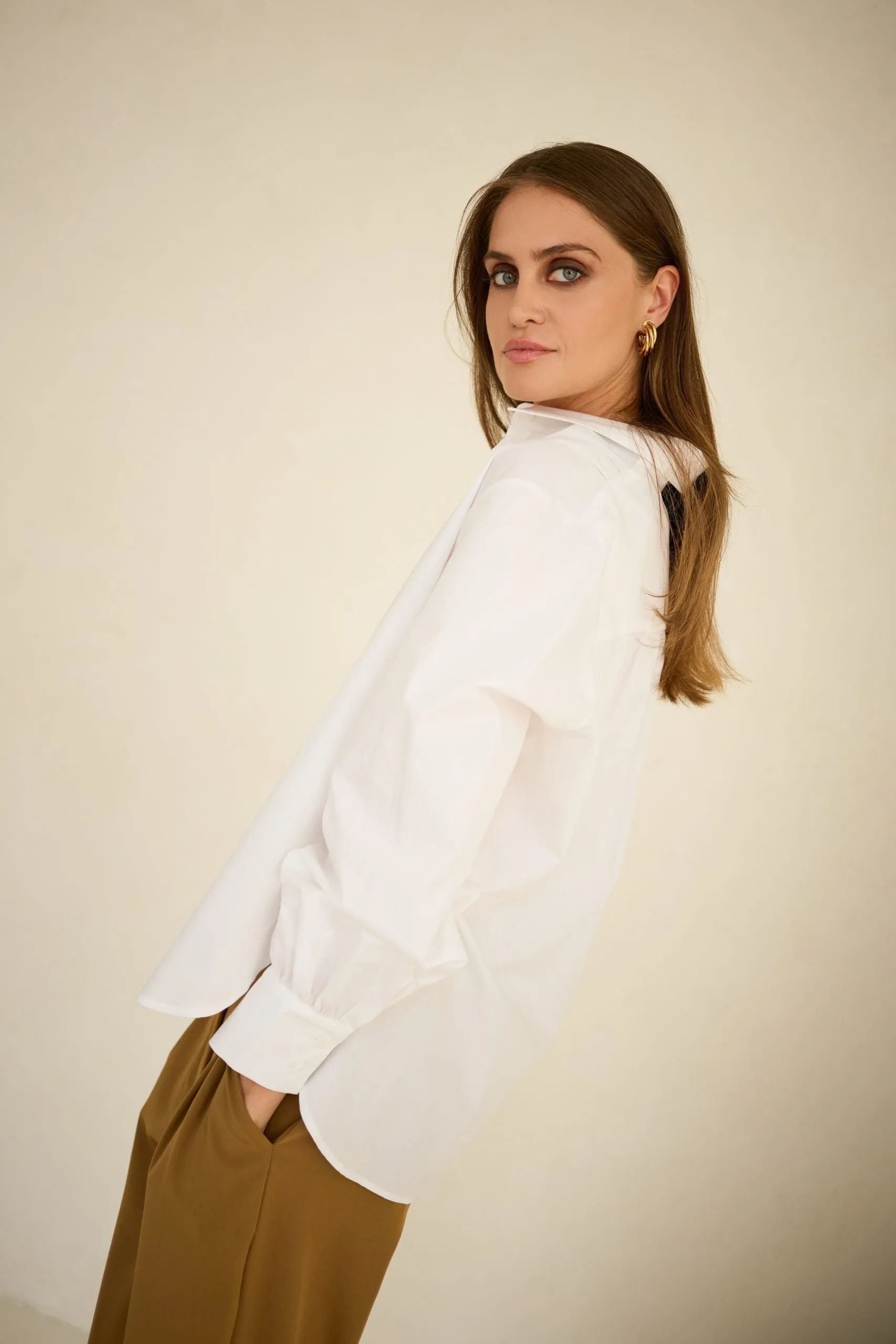 Noel Cotton Shirt White