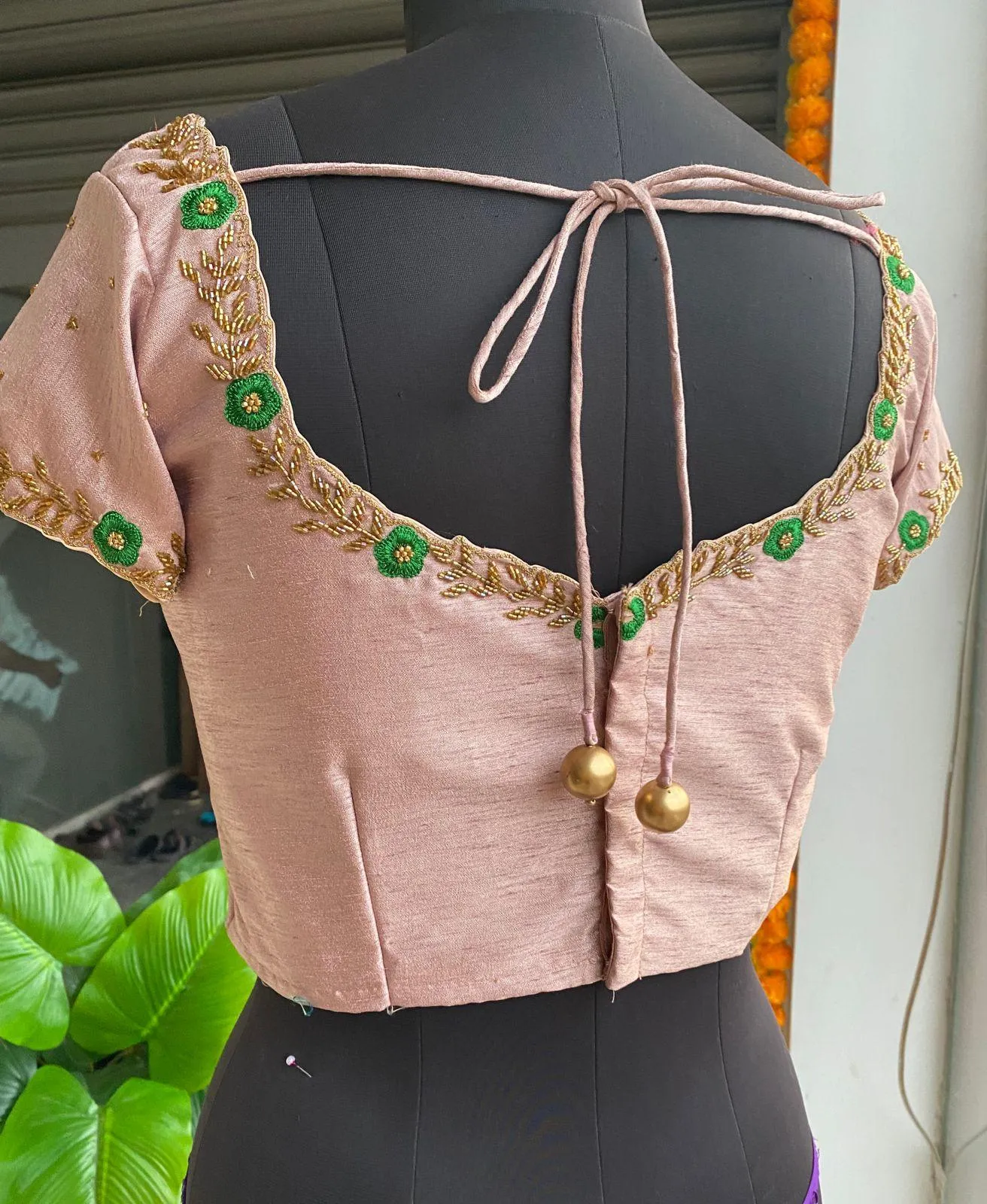 Onion Silk hand worked blouse