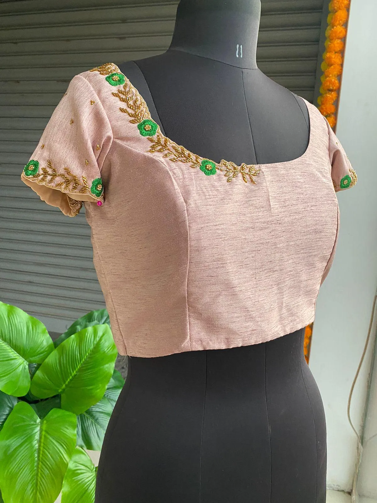 Onion Silk hand worked blouse