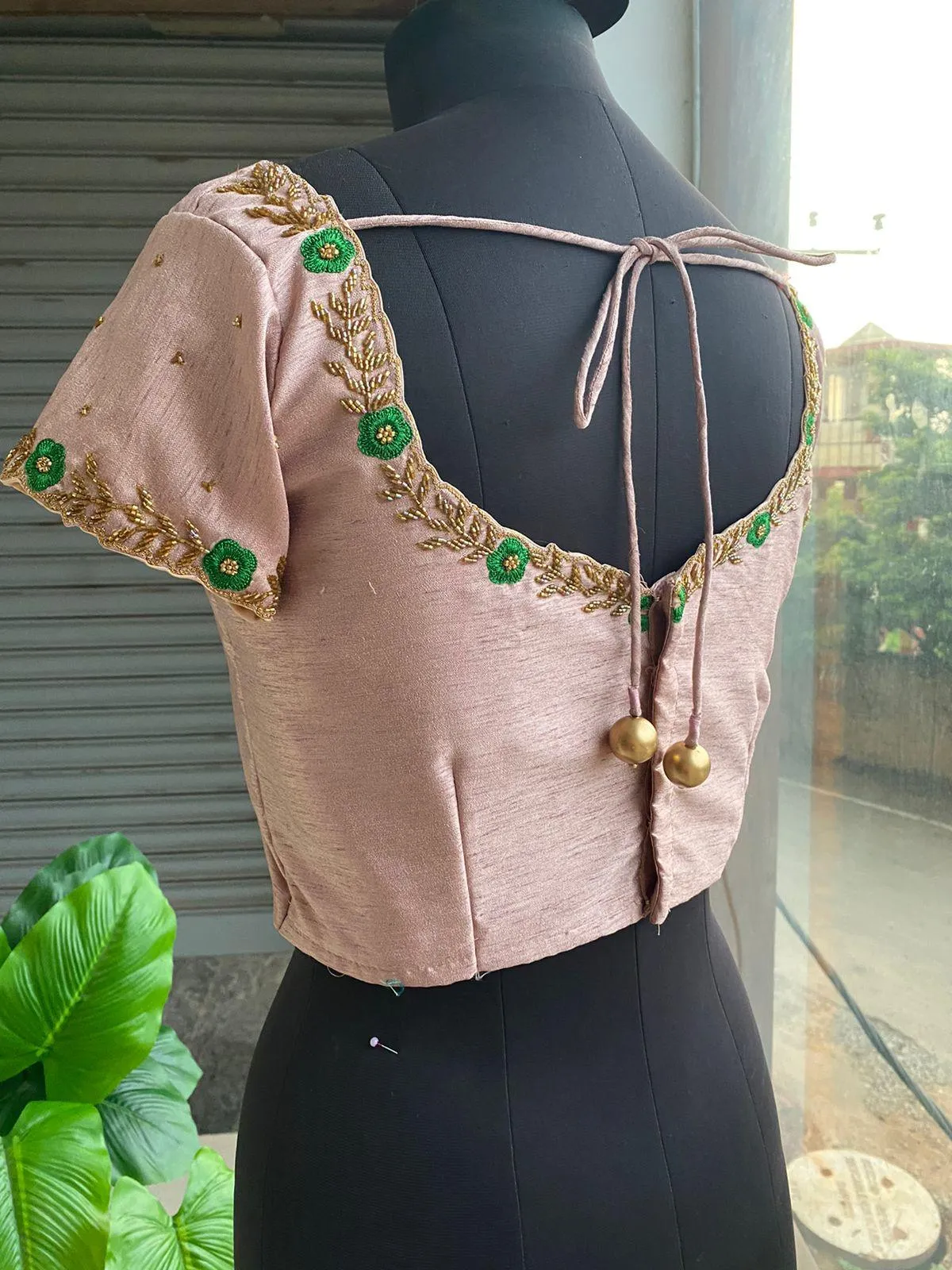 Onion Silk hand worked blouse