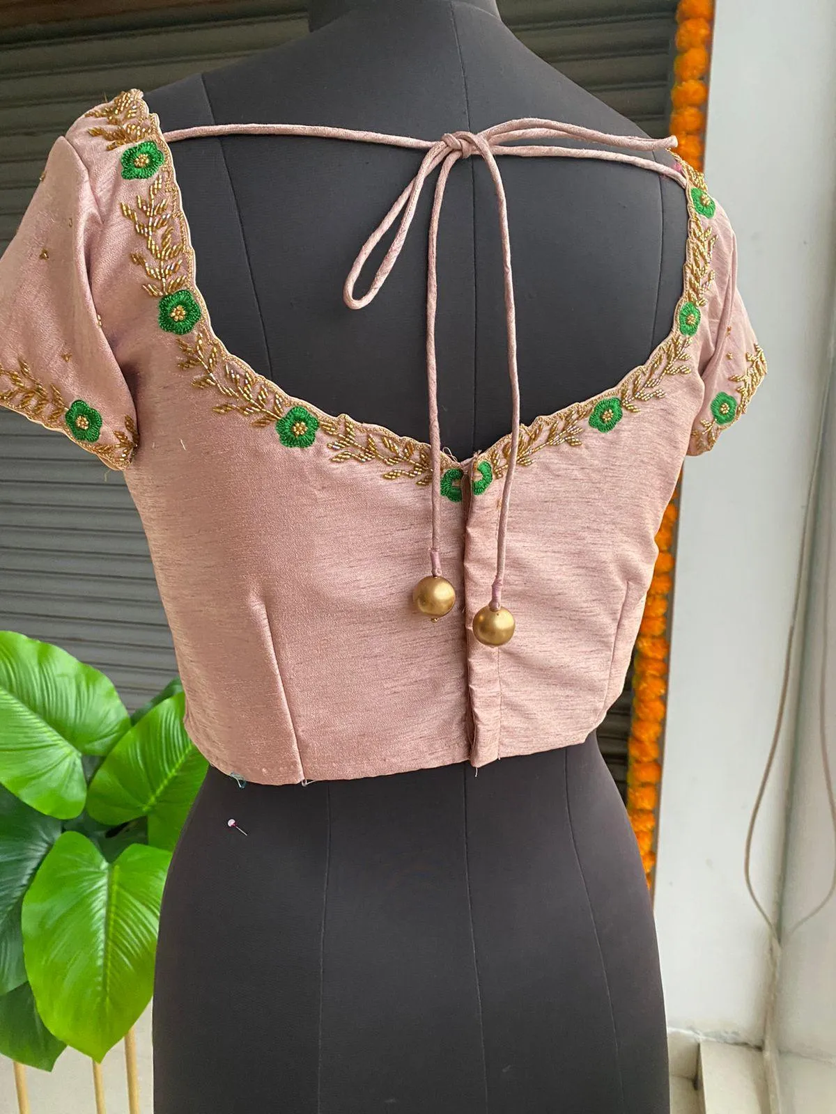 Onion Silk hand worked blouse