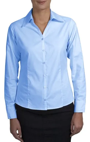 Port Authority - Ladies Open Neck Blouse.  L628