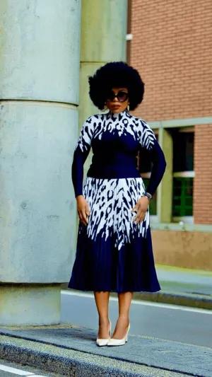 Pre Order:  Cheetah Pleated Set - @angodiva